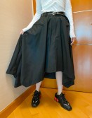  Black Curve Volume Skirt #220807