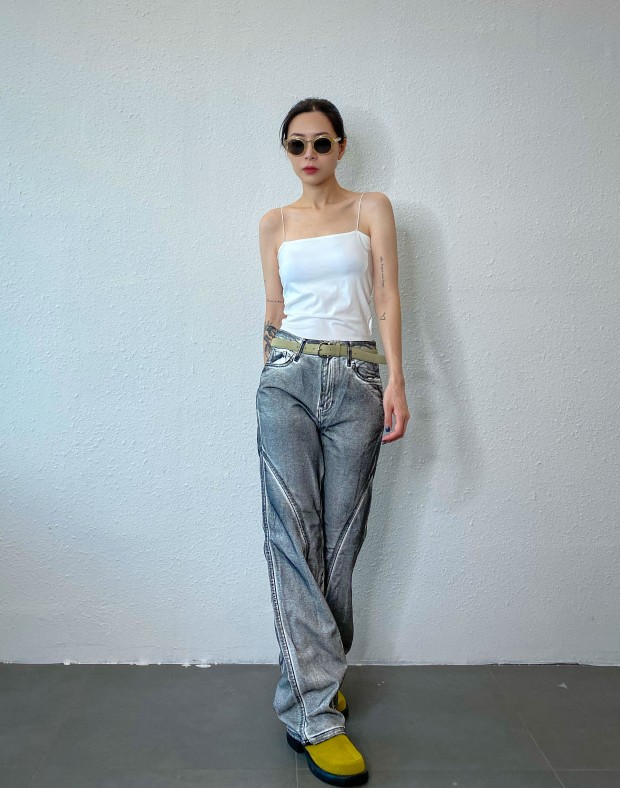 Dirty Stain Jeans #230828