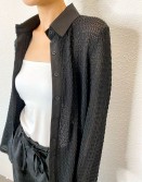 Black Woven Shirt #230832