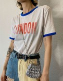 Silver Woven Chain Bag #230506
