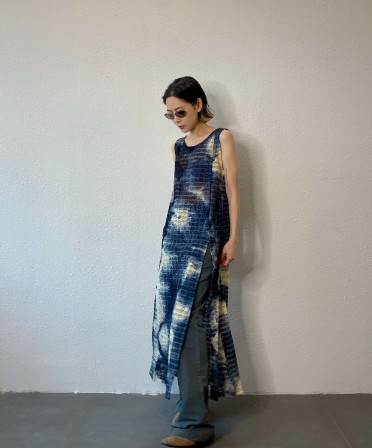 Tie Dye Lace Dress #230521