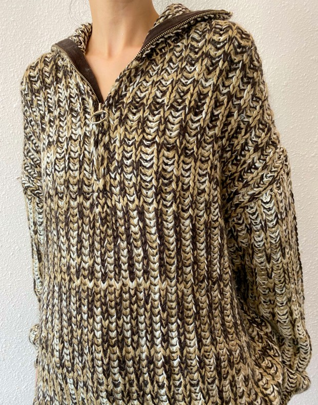 Oversized Pattern Knit #231126
