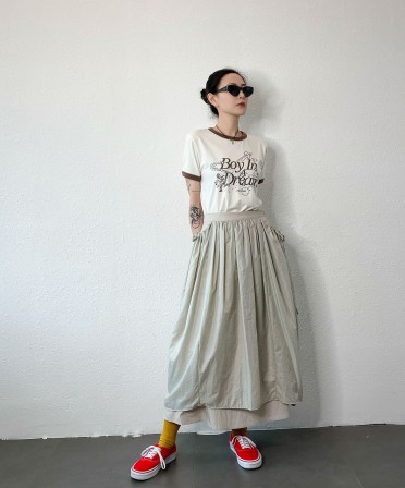 Grey Comfy Skirt #240417