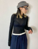 Black Fitted Top #240120