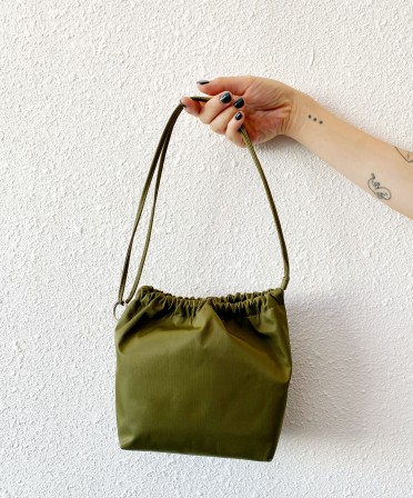 Military Green Nylon Bag #240728