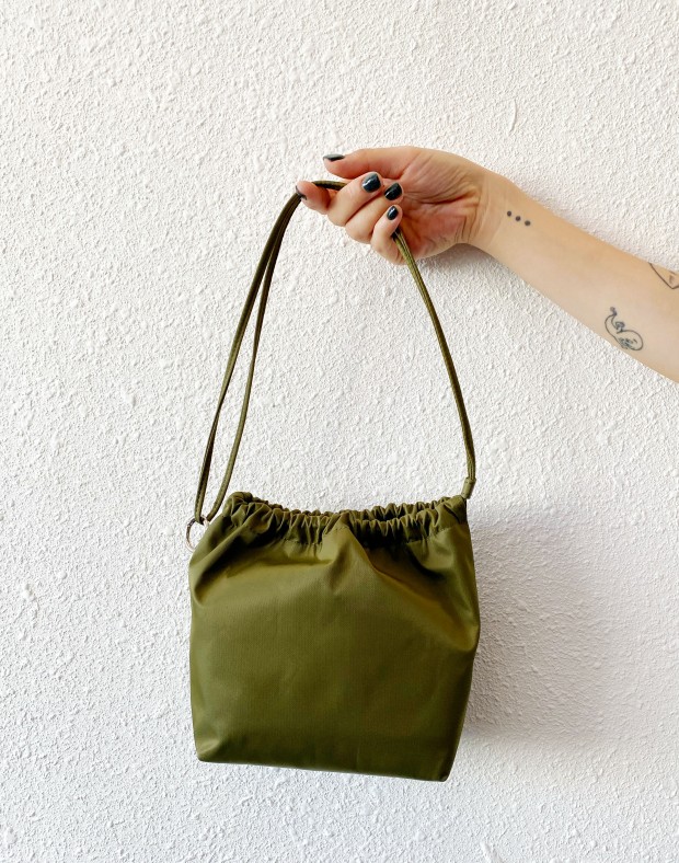 Military Green Nylon Bag #240728