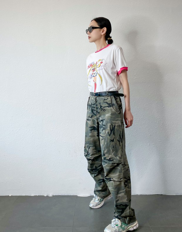 Camouflage Cargo Pants #240503