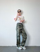 Camouflage Cargo Pants #240503