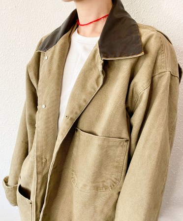 Khaki Washed 4 Pocket Jacket #241114