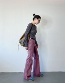 Light Purple Flared Jeans #241115