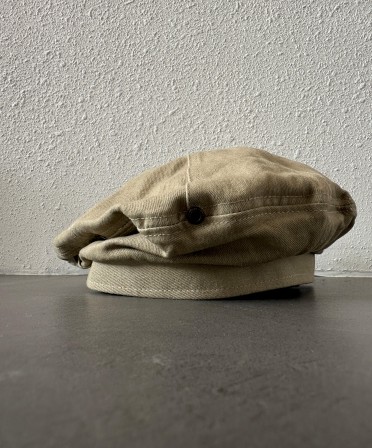 Beige Washed Beret #241123