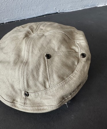 Beige Washed Beret #241123