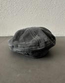 Charcoal Washed Beret #241124