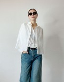 White Double Layer Shirt #241137