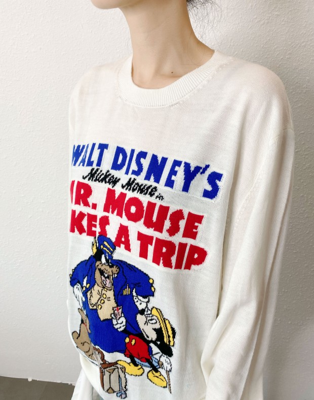 White Disney Knit #241141