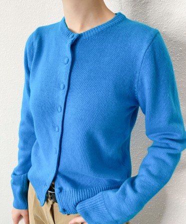 Blue Classic Cardigan #241142