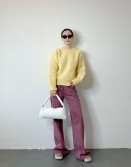 Pastel Yellow Knit #241148