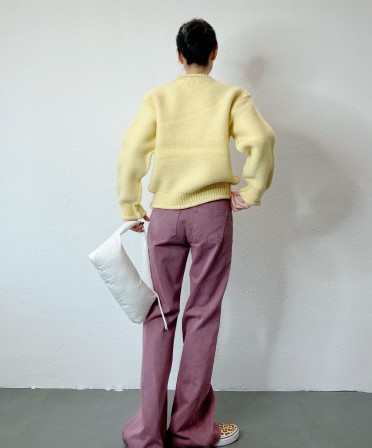 Pastel Yellow Knit #241148