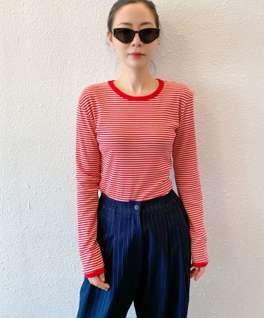 French Style Stripy Top #241008