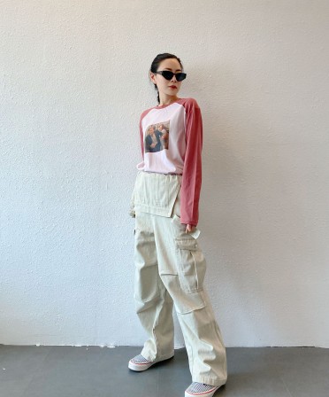 Beige Overall #241015