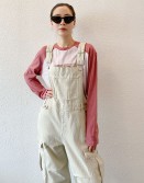 Beige Overall #241015