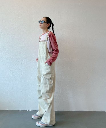 Beige Overall #241015