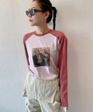 Pink “Titanic” Raglan Tee #241025