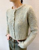 Mint Textured Crop Cardigan #241028