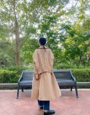 Beige Double Layered Trenchcoat #241031