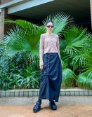 Charcoal Irregular Skirt #230116