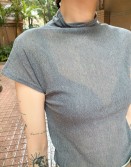 Grey See Thought Top #230310
